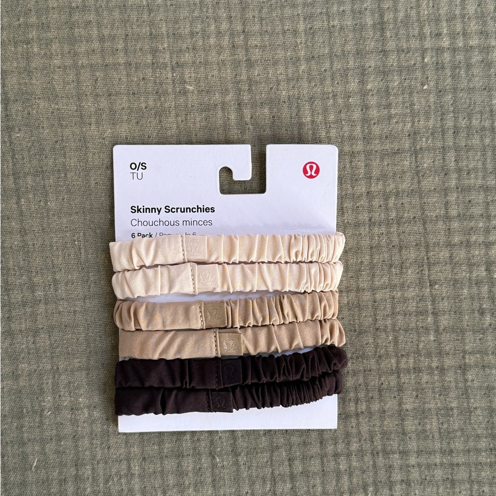 lululemon athletica Skinny Scrunchies - Earthy Neutrals